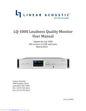 Linear Acoustic LQ-1000 User Manual