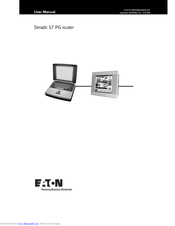 Eaton Simatic S7 PG User Manual