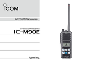 Icom IC-M90E Instruction Manual