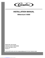 Cornelius MILLENNIUM 6 Installation Manual