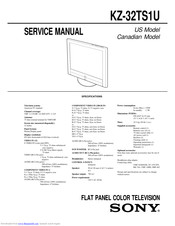 Sony KZ-32TS1U Service Manual