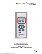 Anatheim Scientific H200 Instruction Manual