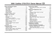Cadillac CTS-V 2009 Owner's Manual