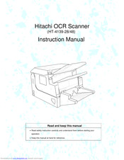 Hitachi HT-4139-28 Instruction Manual