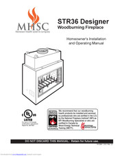 MHSC STR36 Designer Installation And Operating Manual