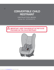 Britax CONVERTIBLE CHILDRESTRAINT Instruction Book