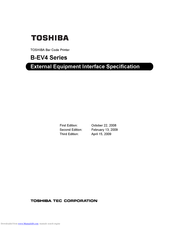 Toshiba B-EV4 Series Manual