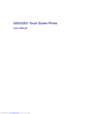 SMART G830 User Manual
