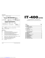 TRE i SYSTEMS IT-400 D Manual