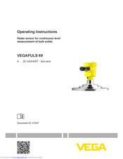 Vega VEGAPULS 69 Operating Instructions Manual