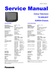 Panasonic TX-28SLB1F Service Manual