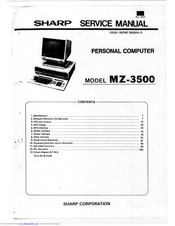 Sharp MZ-350C Service Manual