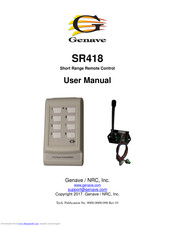 Genave SR418 User Manual