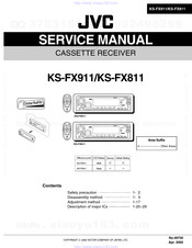 JVC KS-FX911 Service Manual