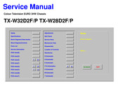 Panasonic TX-W28D2F/P Service Manual