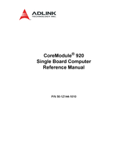 ADLINK Technology CoreModule 920 Reference Manual