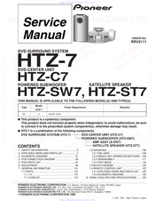 Pioneer HTZ-C7 Service Manual