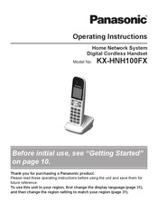 Panasonic KX-HNH100FX Operating Instructions Manual