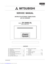 Mitsubishi DY-3A66U-AL Service Manual