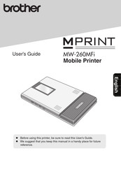 Brother MPRINT MW-260MFi User Manual