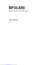 Gigabyte MP30-AR0 User Manual