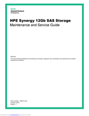 HPE Synergy 12Gb SAS Storage Maintenance And Service Manual