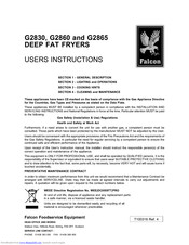 Falcon G2830 User Instructions