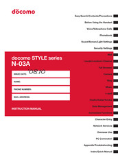 Docomo N-03A Instruction Manual