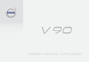 Volvo V90 2018 Owner's Manual Supplement