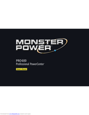 Monster Power PRO 600 Owner's Manual