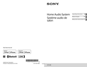 Sony GTK-XB5 Operating	 Instruction