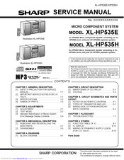 Sharp Illustration XL-HP535H Service Manual