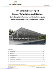 Clenergy PV-ezRack SolarTripod Installation Manual