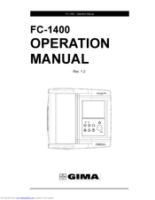 Gima FC-1400 Operation Manual