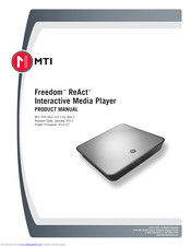 MTI Freedom ReAct Interactive Product Manual