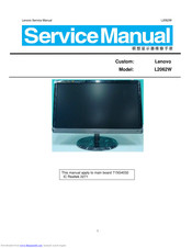 Lenovo L2062W Service Manual