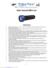 TillyTec Mini uni User Manual