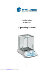 ACCURIS INSTRUMENTS W3200 Series Operating Manual
