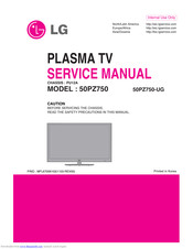 LG 60PZ950U-UA Service Manual