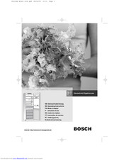 Bosch KGP 36360 Operating Instructions Manual