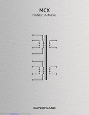 Sutherland MCX Owner's Manual