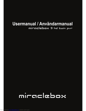 Miraclebox 9 HD Twin PVR User Manual