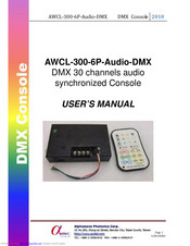 Alphawave AWCL-300-6P-Audio-DMX User Manual