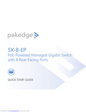 PACKEDGE SX-8-EP Quick Start Manual