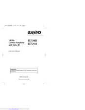 Sanyo CLT-2402 Instruction Manual