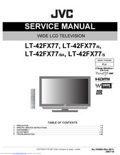 JVC LT-42FX77/B Service Manual