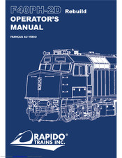 Rapido Trains F40PH-2D Operator's Manual