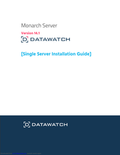 Datawatch Monarch Installation Manual