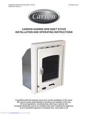 CARRON Dante 5KW Installation And Operating Instructions Manual