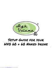 HIGH VOLUME O2 HVO GO+GO NAKED Setup Manual